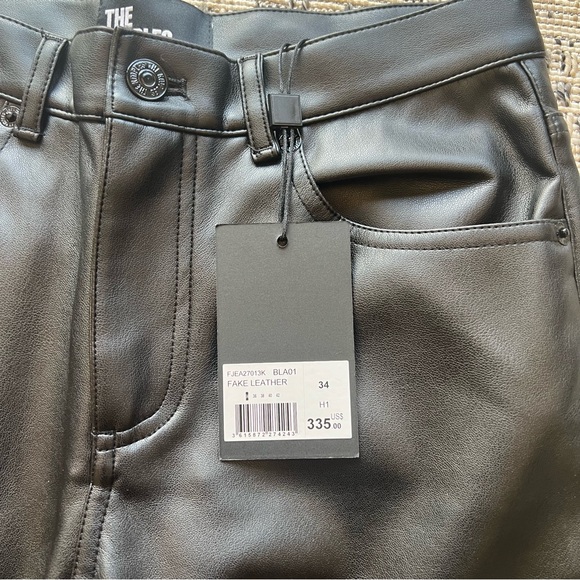 NEW - The Kooples - Bundle of Faux Leather Pants and Alpaca Wool Blend Sweater - Picture 5 of 7